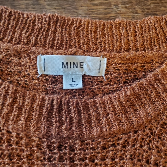 Mine burnt sienna knit sweater - Picture 3 of 3